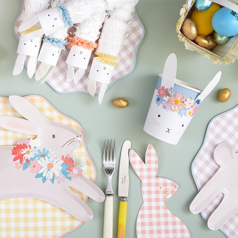Spring Floral Bunny Cups from Meri Meri