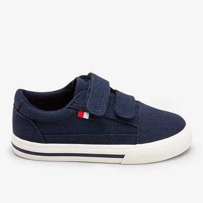 Navy Strap Touch Fastening Shoes