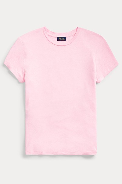 Linen Crew Neck Tee from Ralph Lauren