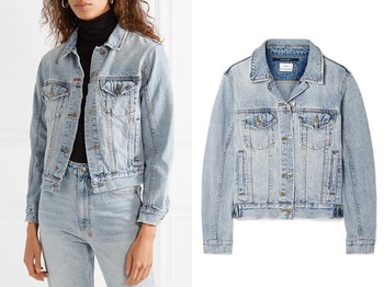 Classic Distressed Denim Jacket from Ksubi 