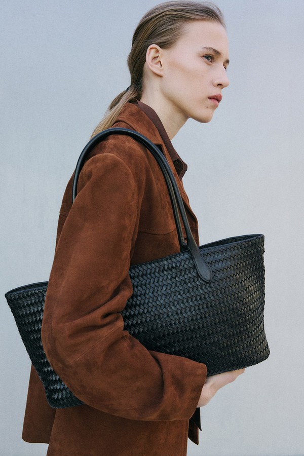 Braided Leather Bag