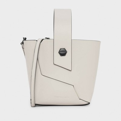 Wristlet Handle Bucket Bag from Charles Keith