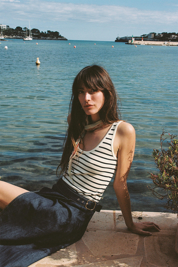 Striped Knit Top from Zara