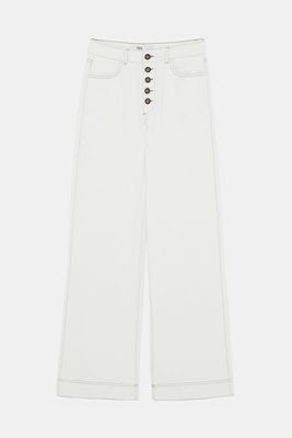 Trousers with Contrast Piping