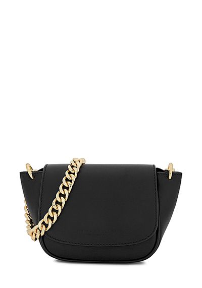 Mini Black Leather Shoulder Bag from Simon Miller