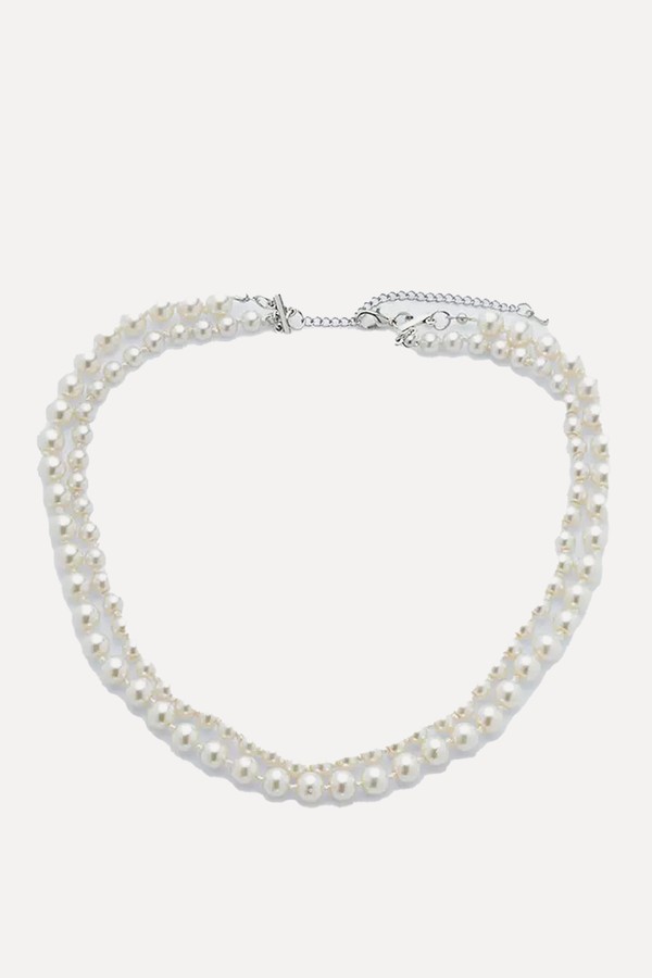 Faux Pearl Layered Necklace from John Lewis