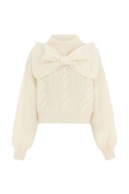 Winona Cable Bow Jumper from Hayley Menzies