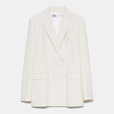 Double-Breasted Buttoned Blazer from Zara