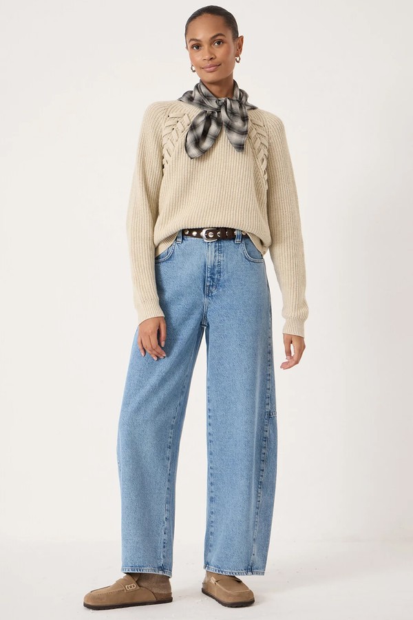 Naya Check Triangle Scarf