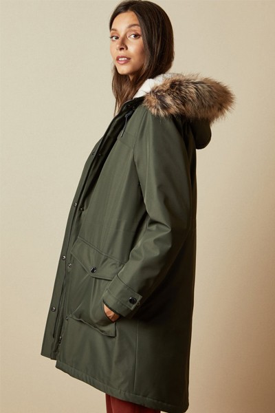 Minono Padded Parka With Faux Fur Hood