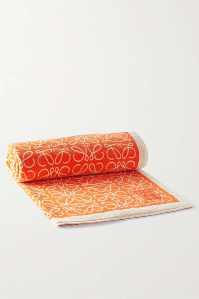 Cotton-Terry Jacquard Towel from Loewe