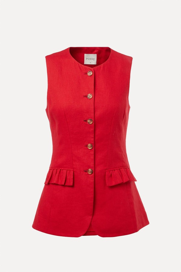 Matilda Linen Vest from Posse