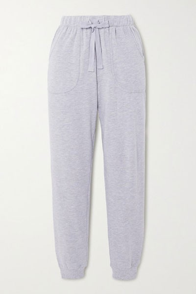 Blair Stretch Pima Cotton & Modal-Blend Track Pants from Eberjey