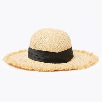 Straw Floppy Fedora Hat from Marks & Spencer 