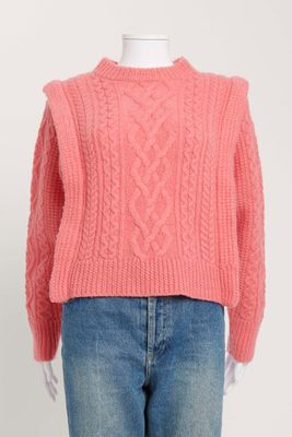 Pink Tayle Cable-Knit Wool Jumper from Isabel Marant Étoile