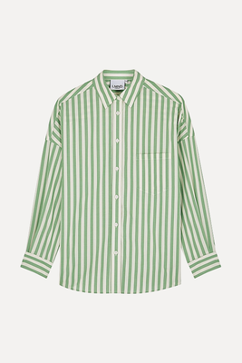 Chiara Striped Cotton-Poplin Shirt from LMND Lemonade
