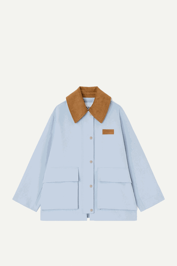 Twill Midi Jacket  from Ganni