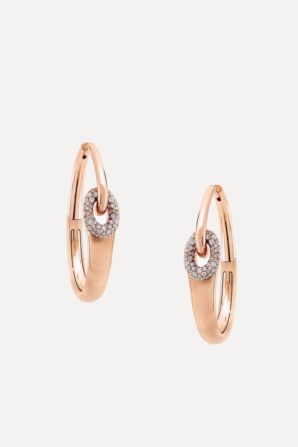 Be Together Diamond Hoop Earrings