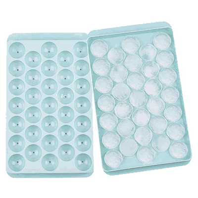 Round Ice Cube Tray With Lid from Cuntauk