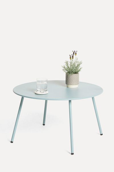 Round Metal Garden Coffee Table