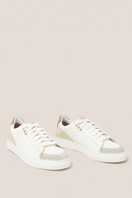 Leather Lace Up Trainers from White Stuff