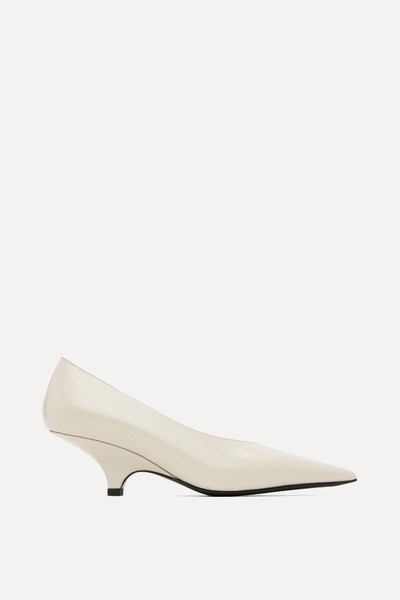 The Wedge Heel Leather Pumps from Toteme