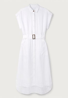 Linen Belted Dress from The White Company