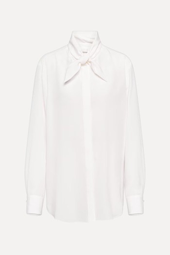 Tie-Neck Silk Shirt from Chloé