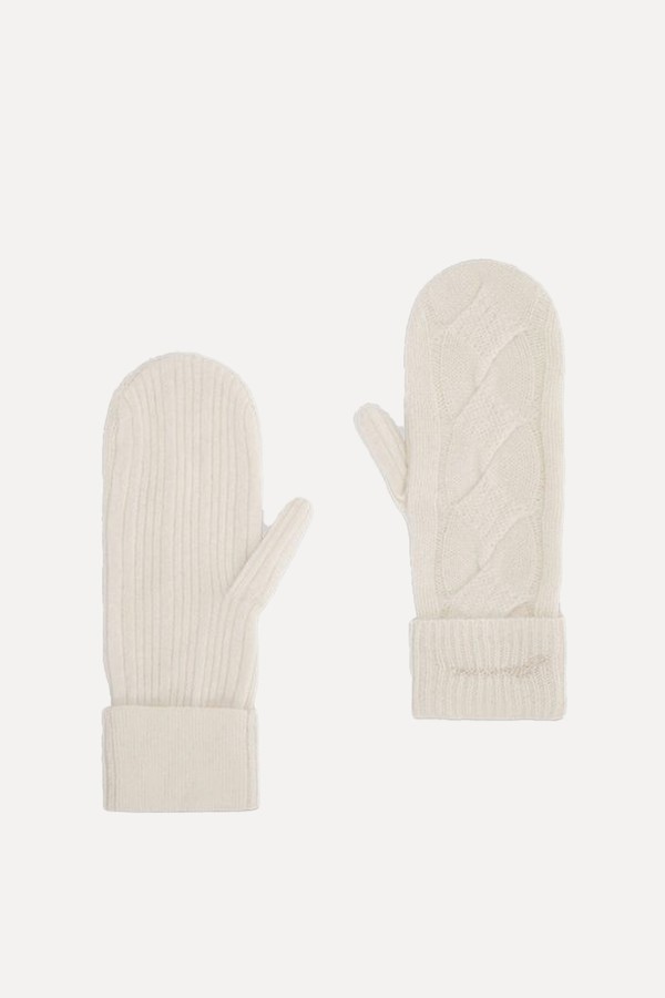 Cashmere Mix Mittens from Ganni