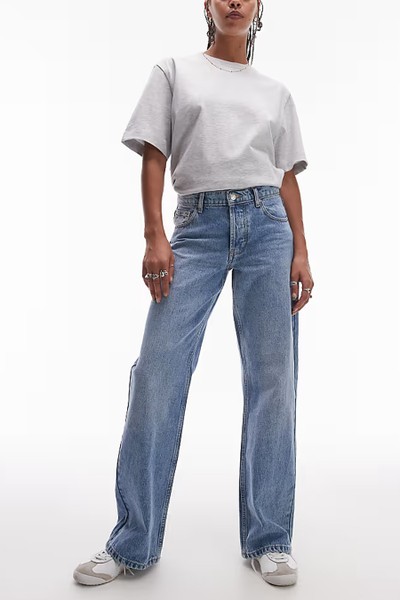 Ember Low Rise Wide Leg Jeans from Topshop