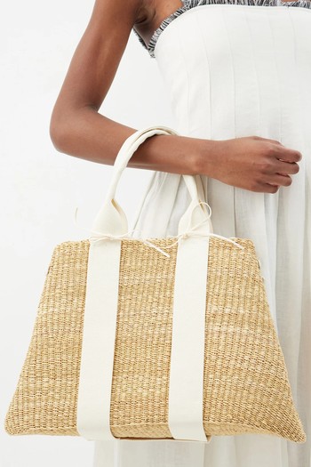 Maxi Altair Straw Basket Bag, £245 | Muuñ