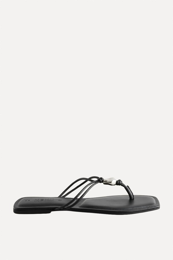 Hardware Trim Toe Thong Sandals from Next