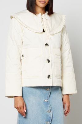 Quilted Recycled Shell Jacket from Ganni