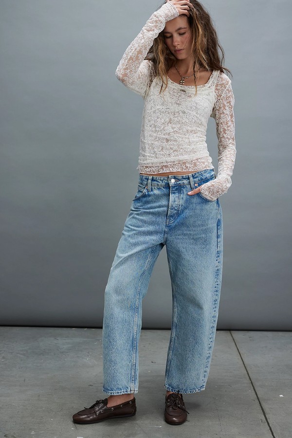 We The Free Deep Trance Dropped Boyfriend Jeans