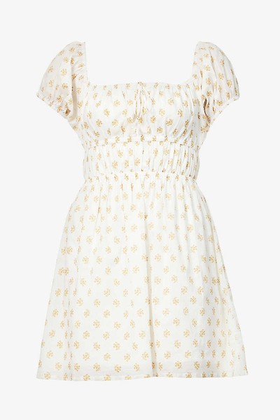 Viola Floral-Print Cotton Mini Dress from Faithfull The Brand