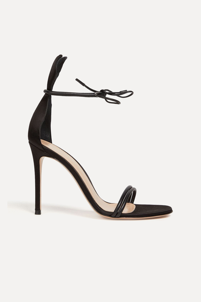 Satin & Leather Sandals from Gianvito Rossi