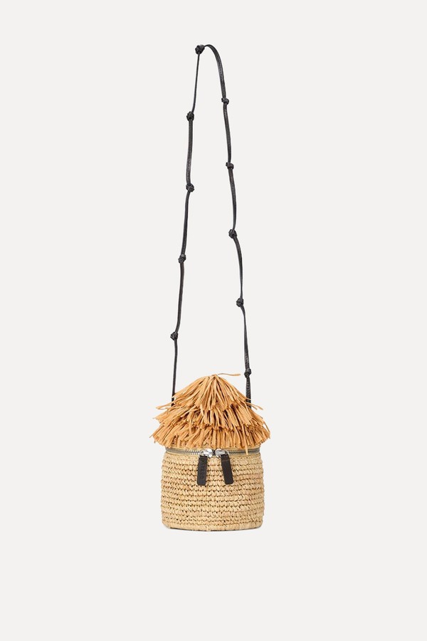 Tiki Raffia Bag from Staud