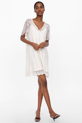 Embroidered Dress from Zara