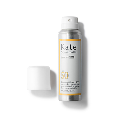 Uncomplicated SPF 50 Soft Focus Makeup Setting Spray from Kate Somerville