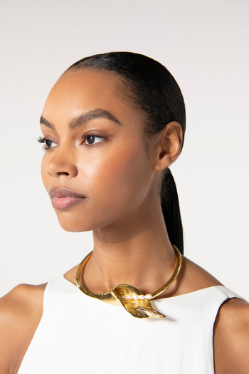 Calla Orchid Choker Necklace, £453 | Cult Gaia