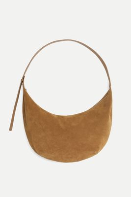 Curved Suede Bag from ARKET