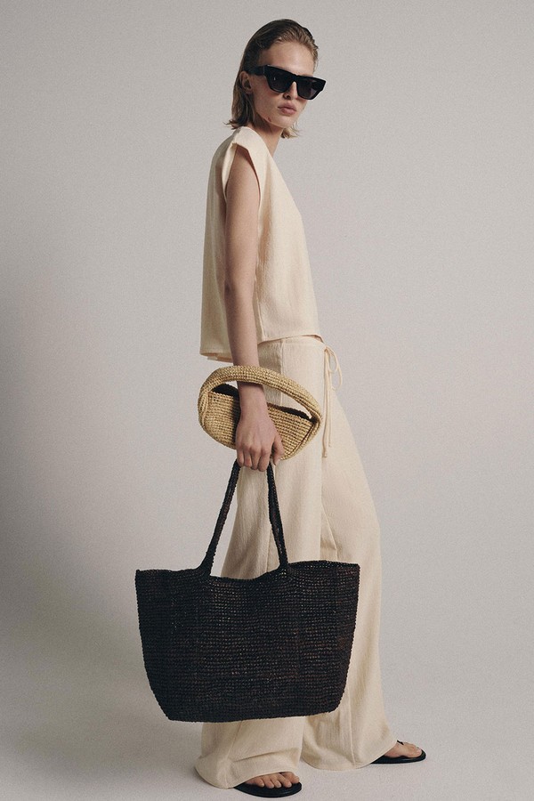 Raffia Handbag from Zara