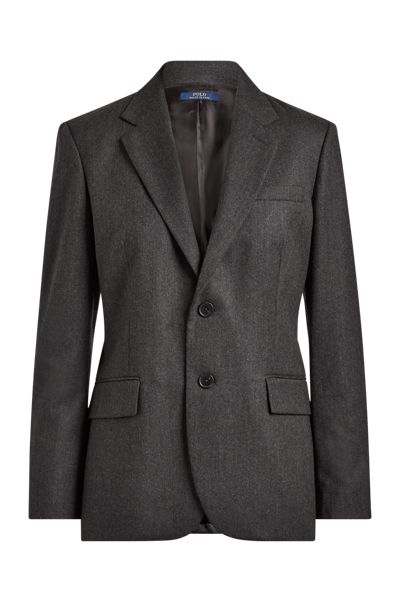 Windowpane Wool Blazer