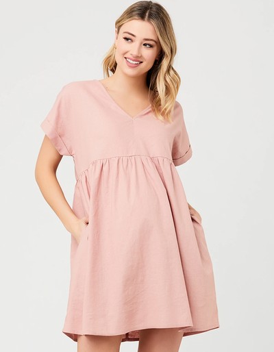 Nelly Dress Dusty Peach from Ripe