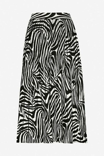 Viviynn Zebra-Print Midi Skirt from Ted Baker