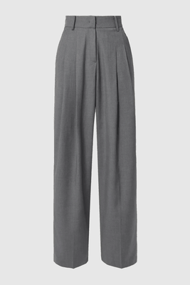 Gelso Pleated Straight Leg Pants from The Frankie Shop