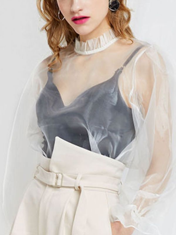 18 Organza Blouses To Shop Now
