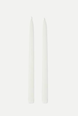 2pk Large Tapered Dinner Candles