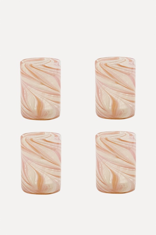 Set Of 4 Bellotto Tumblers from Villa Bologna Pottery
