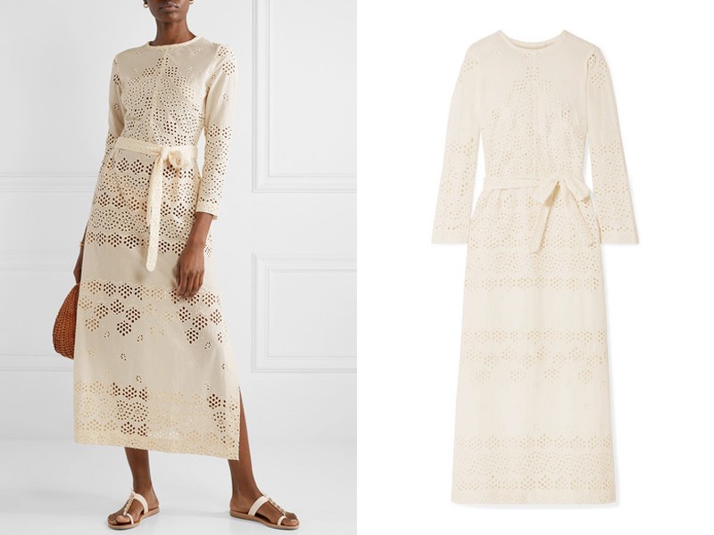 Etta Keet Belted Broderie Anglaise Cotton Dress from Innika Choo